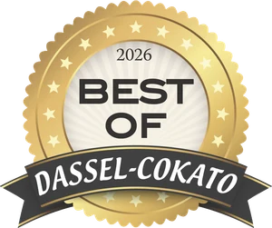 Best of Dassel-Cokato 2026 award badge for tree service